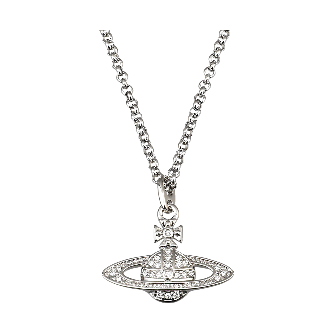 63020086 P116 [25% 쿠폰] Vivienne Westwood Mini Bas Relief Pendant Silver