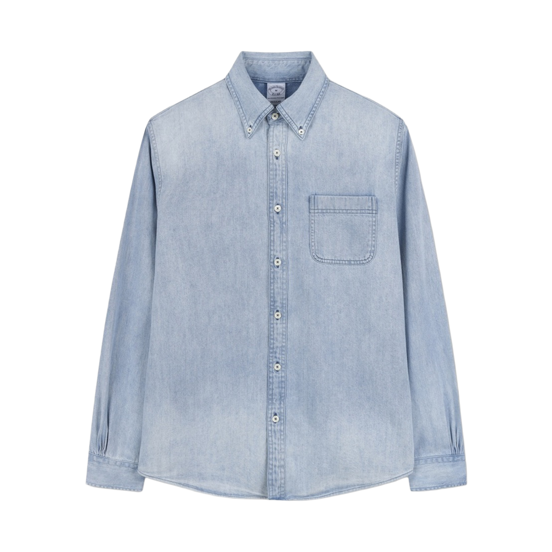 BBTHMM3869OGS BrooksBrothers Archive Denim Shirt Indigo