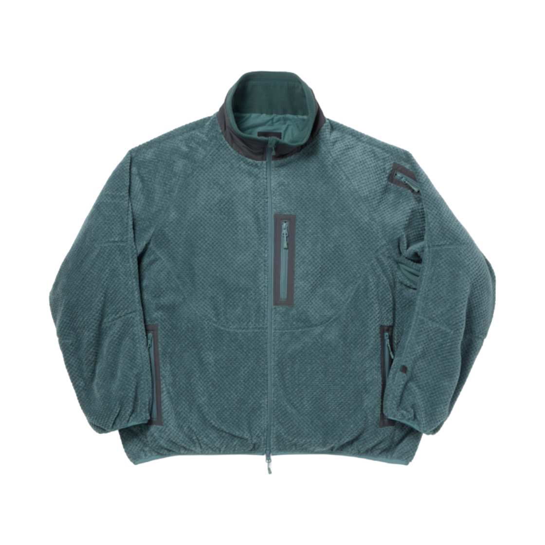 다이와 피어39 테크 밀 플리스 자켓 스모크 그린 - 26FW(DAIWA PIER39 Tech Mil Fleece Jacket Smoke Green - 26FW)