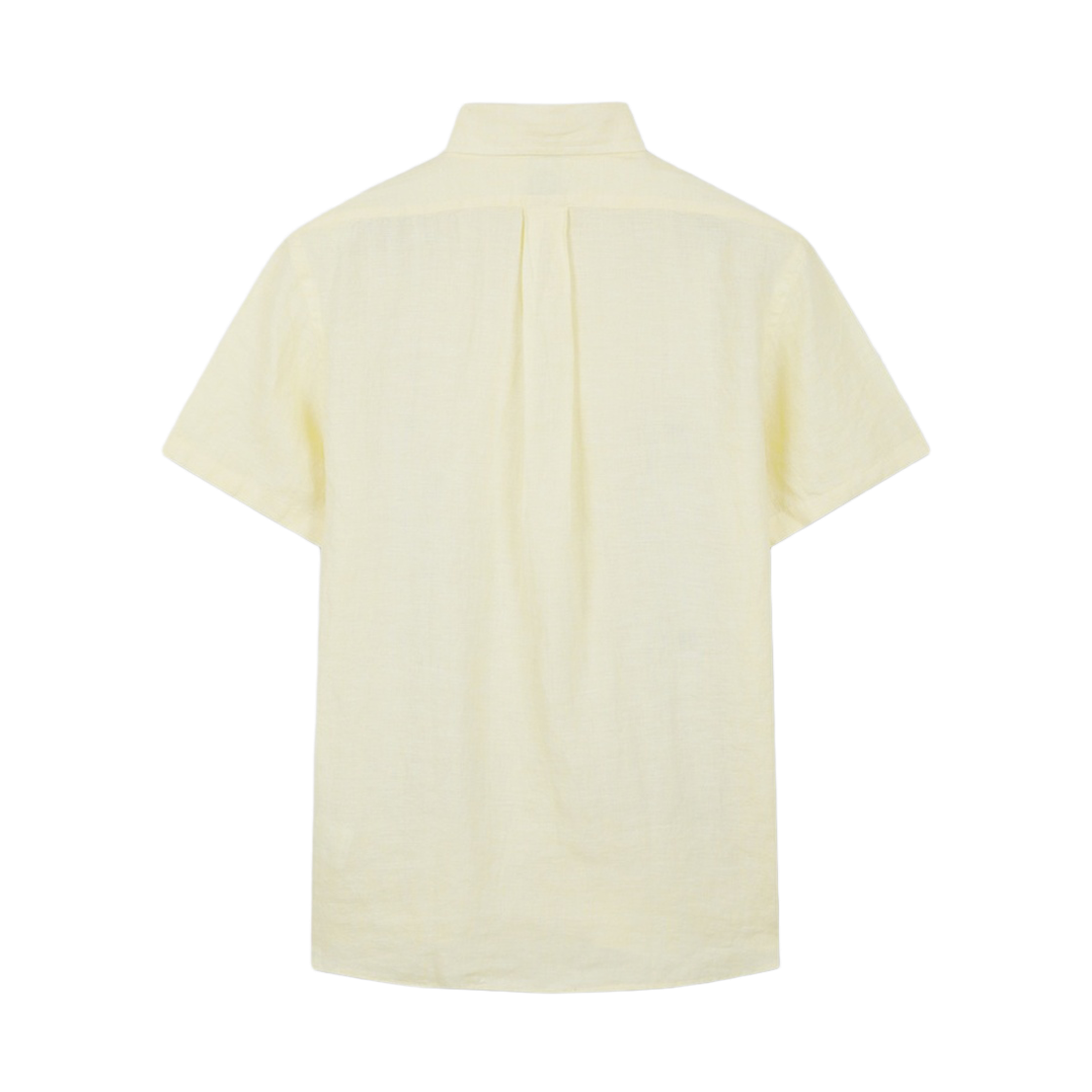 브룩스브라더스 린넨 솔리드 반팔 셔츠 옐로우(BrooksBrothers Linen Solid Short Sleeve Shirt Yellow) - 2
