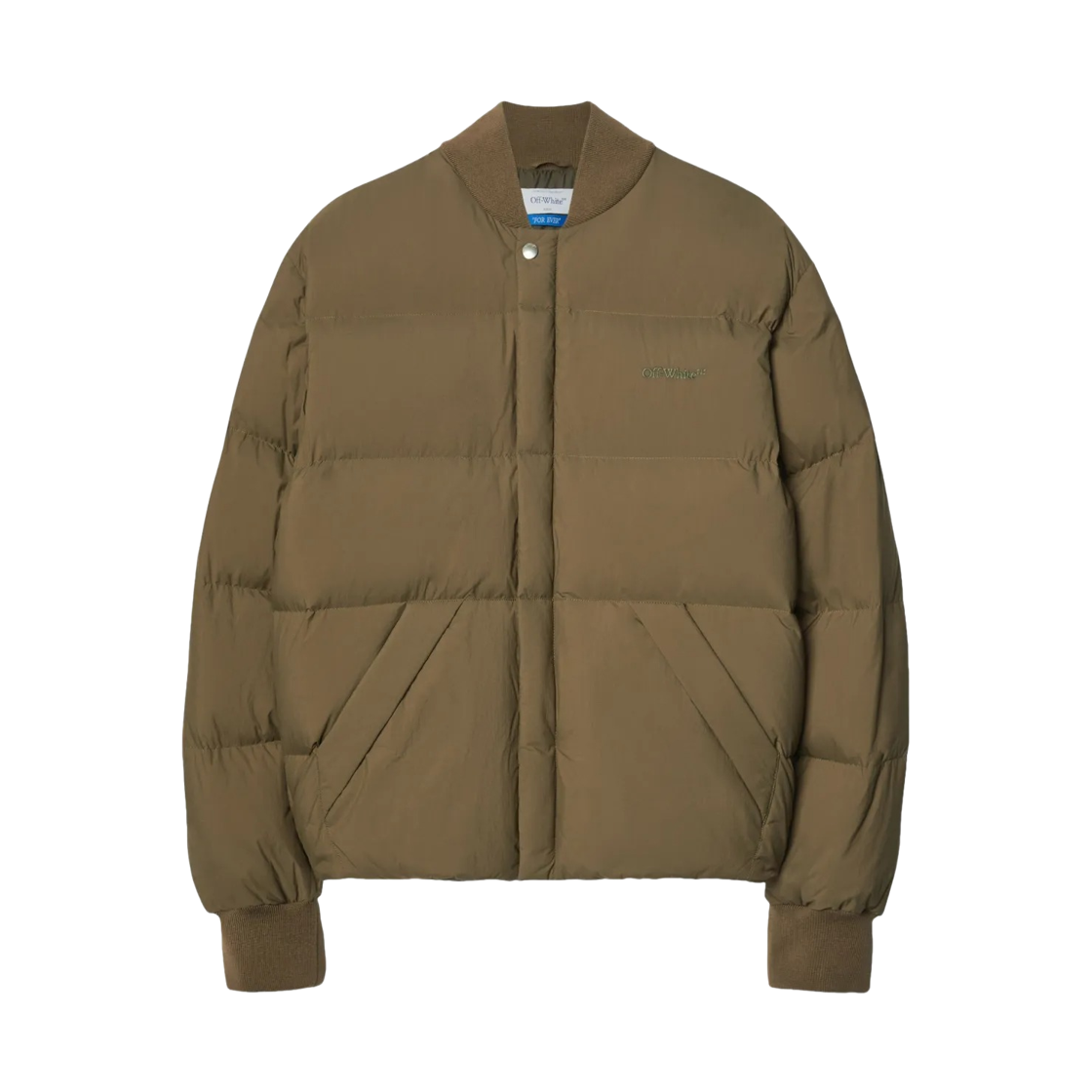 오프화이트 애로우 다운 자켓 카키(Off-White Arrow Down Jacket Khaki)