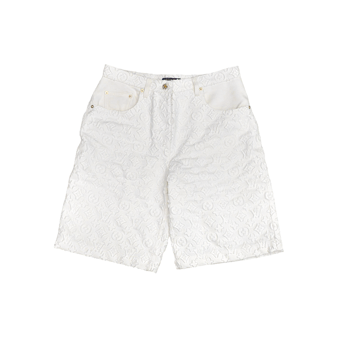 ITKUCCESQ3TH Louis Vuitton White Fill Coupe Bermuda Shorts C-C63012