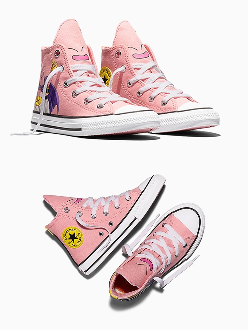 Converse x Dragon Ball Z Chuck Taylor All Star Goku Exuberance Poseidon, Converse x Dragon Ball Z Chuck 70 Shenron Black Cyber Yellow 착용 스타일 - 6