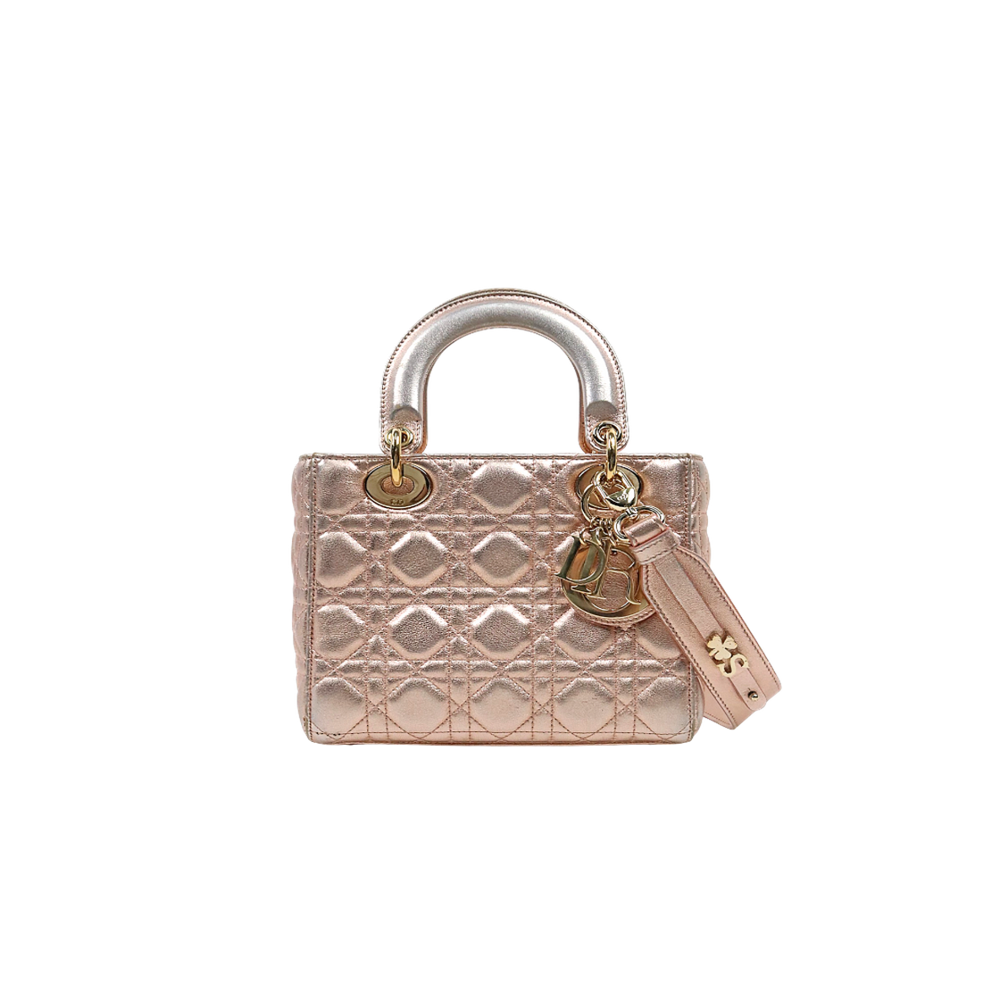 ITPN2R8472CO Dior Metallic Pink Small Lady Bag C-A63855