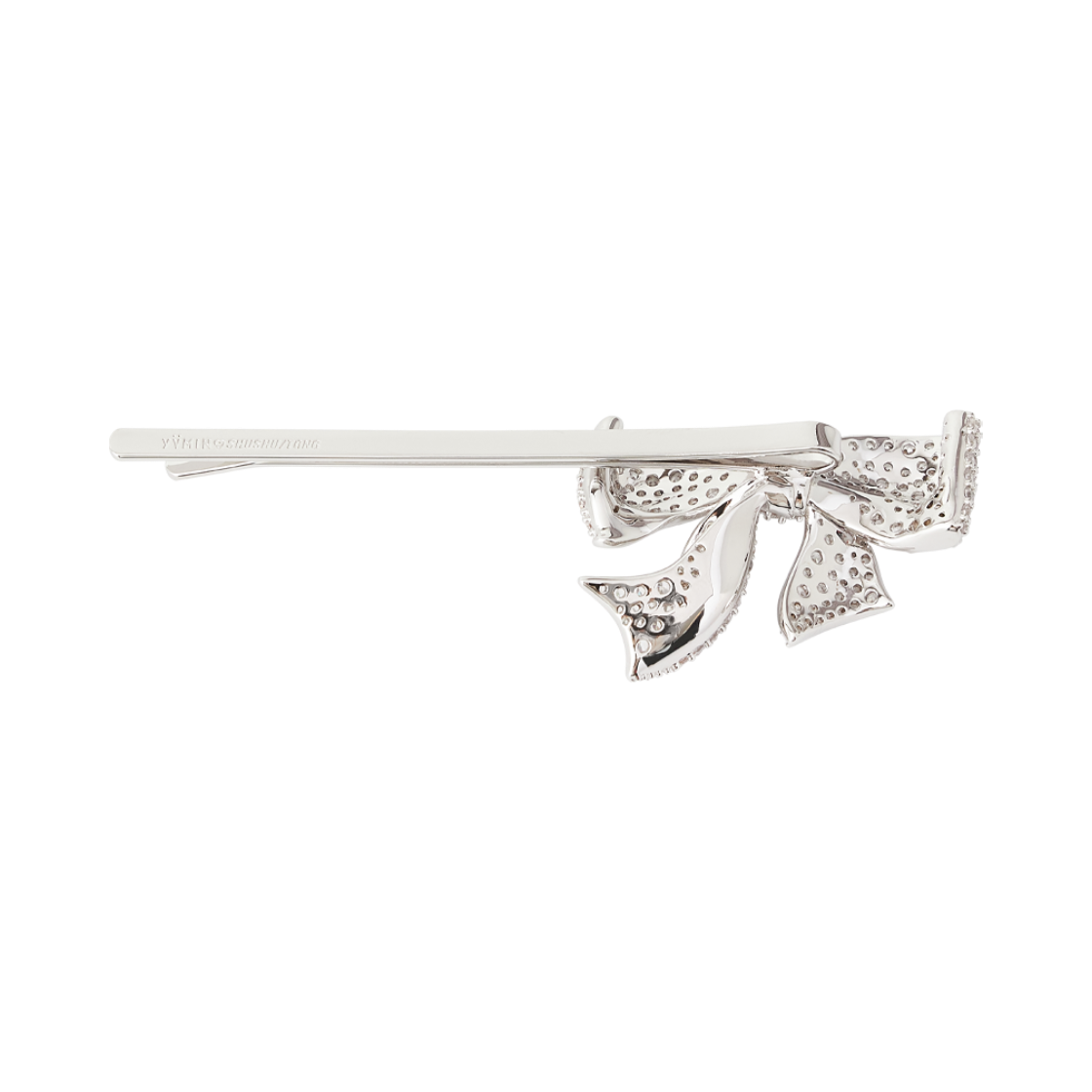 위민 x 슈슈통 기프트 보우노트 헤어 클립 화이트 - 26FW(Yvmin x Shushu/Tong Gift Bowknot Hair Clip White - 26FW) - 2