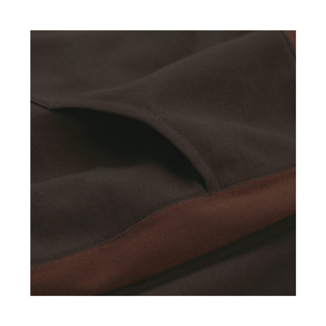 휴머러스 어카운트 웨이브 포켓 스웻 셔츠 다크 브라운(humorous account Wave Pk Sw Shirt Dark Brown) - 5