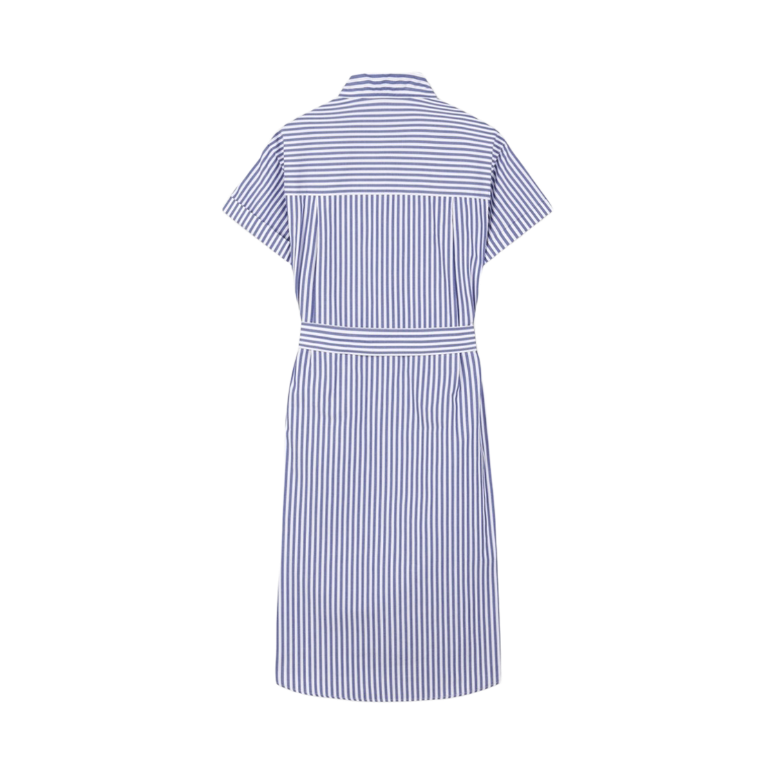 브룩스브라더스 여성 벨티드 반팔 셔츠 원피스 스트라이프 멀티(BrooksBrothers Women's Belted Short Sleeve Shirt Dress Stripe Multi) - 2