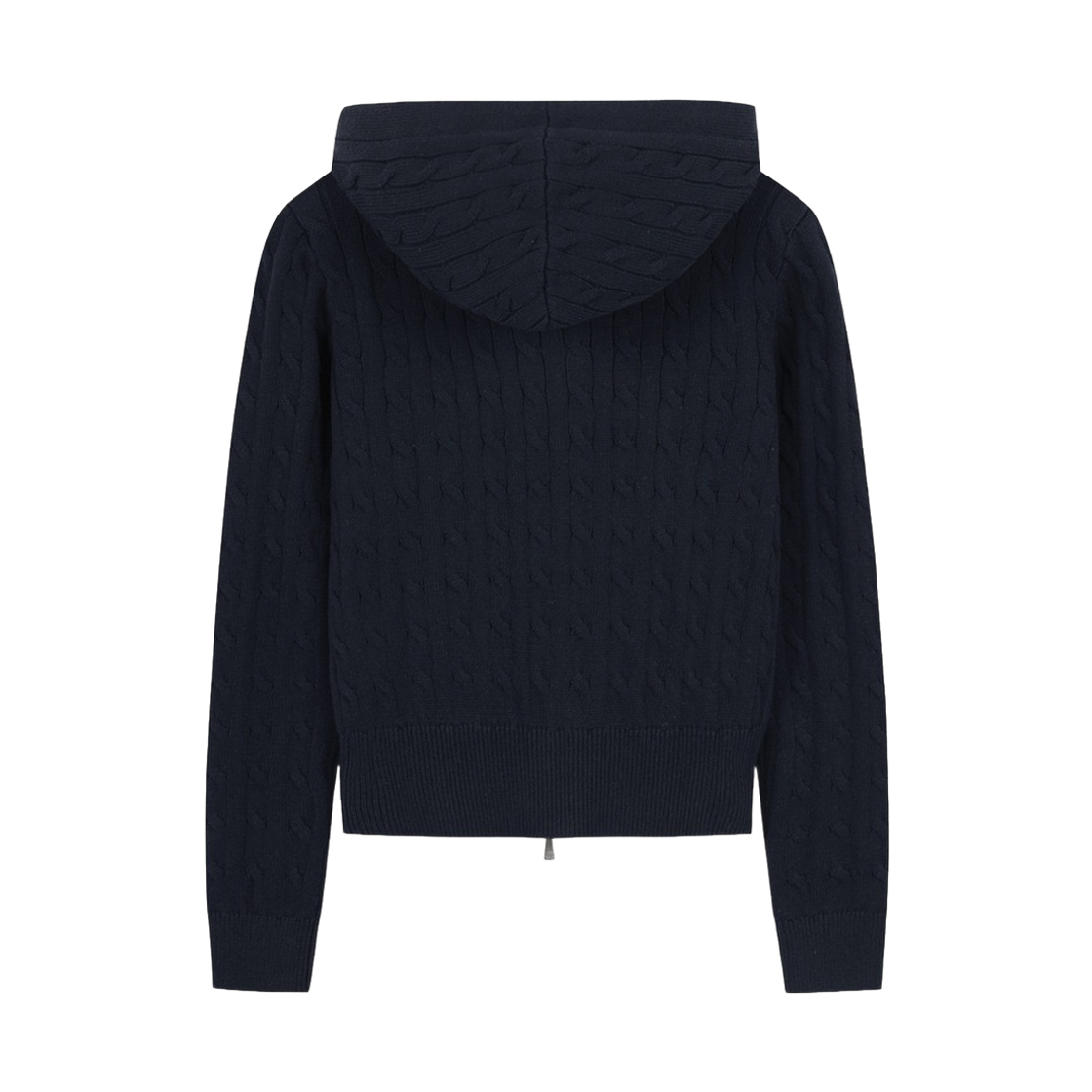 브룩스브라더스 여성 코튼 케이블 후드 스웨터 다크네이비(BrooksBrothers Women's Cotton Cable Hooded Sweater Dark Navy) - 2