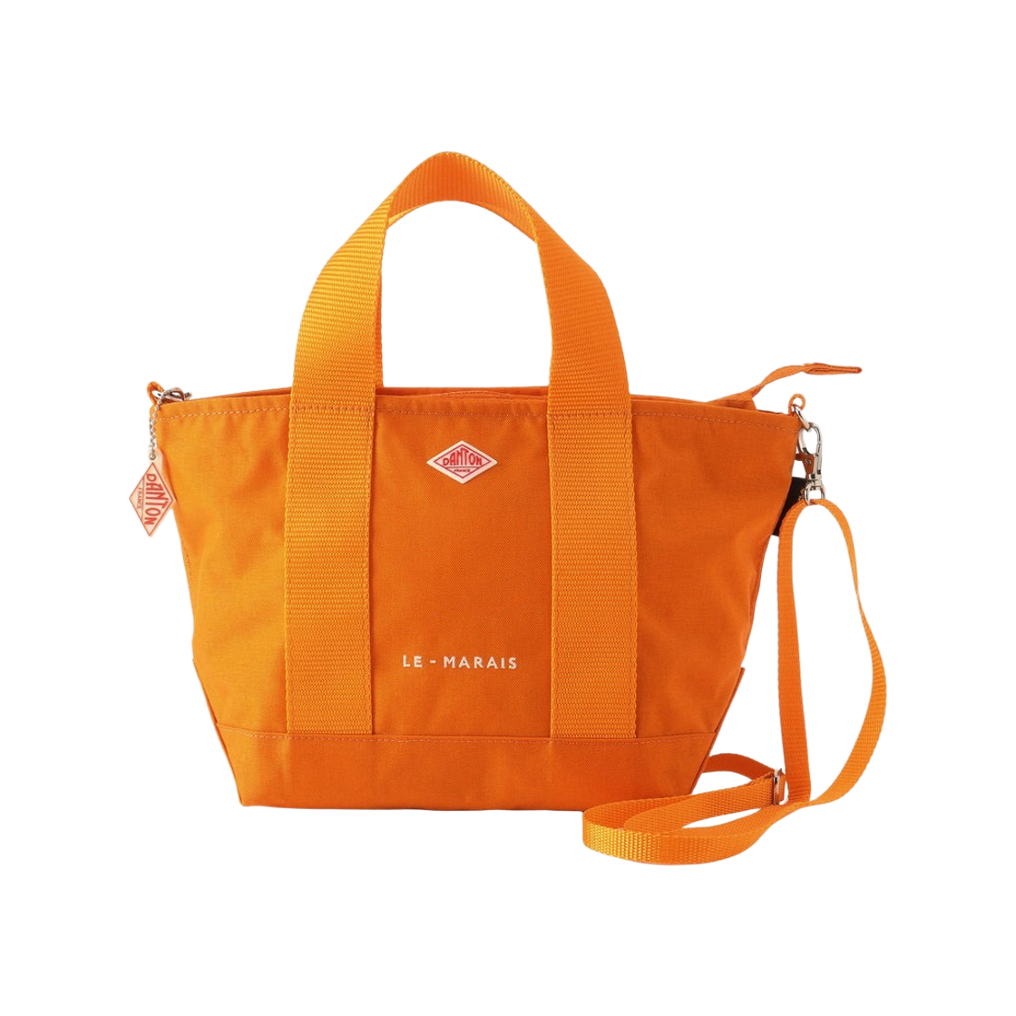단톤 르 마레 코듀라 캔버스 투웨이 토트백 썸머 오렌지(Danton Le Marais Cordura Canvas 2Way Tote Bag Summer Orange)