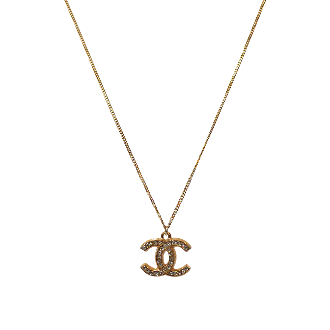 IT7MLC5AKANV Chanel Cubic CC Gold Necklace A-B62650