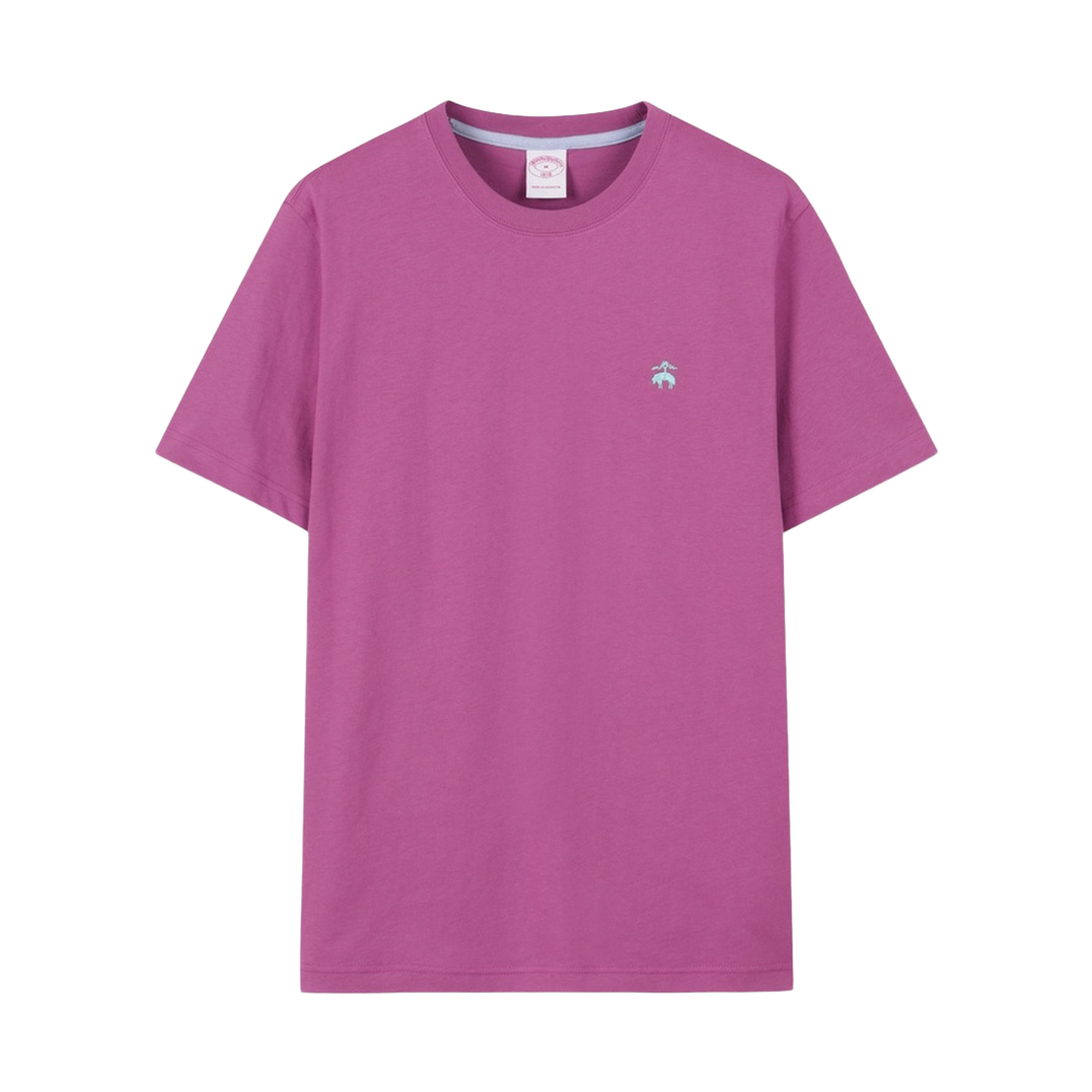 BBNPMN7873TGA BrooksBrothers Cotton Golden Fleece Logo Short Sleeve T-Shirt Violet