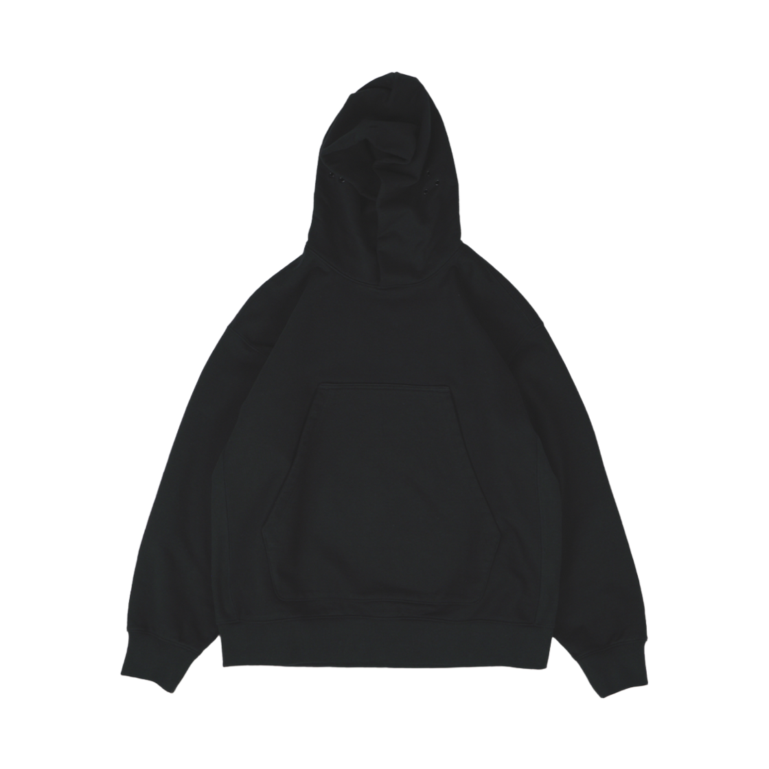 휴머러스 어카운트 빅 포켓 스웻 후드 블랙(humorous account Big Pk Sw Hoodie Black) - 2