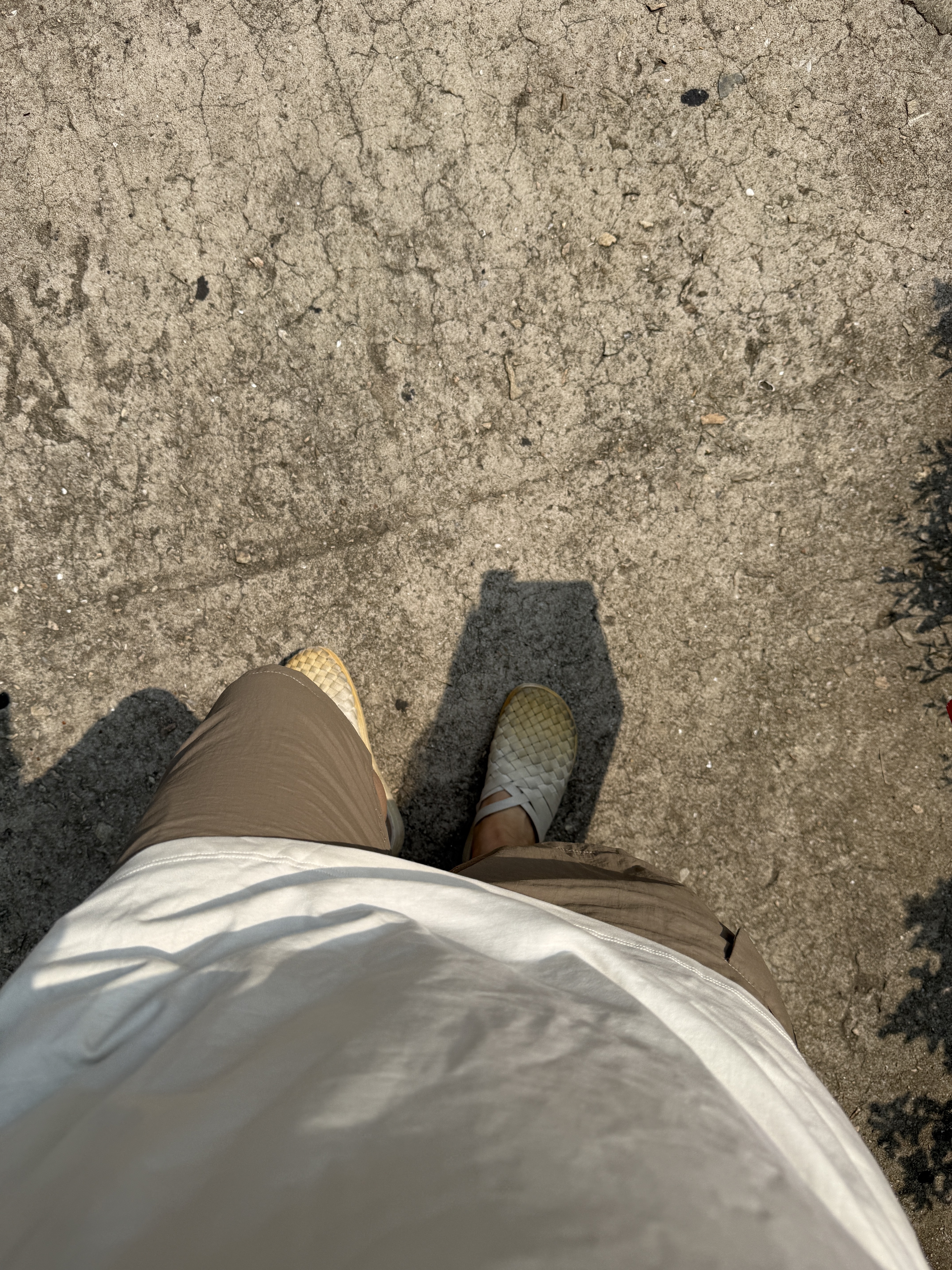 Arc'teryx Kragg SL Cotton Sky Pilot SS T-Shirt Sea Salt Pineberry 착용 스타일