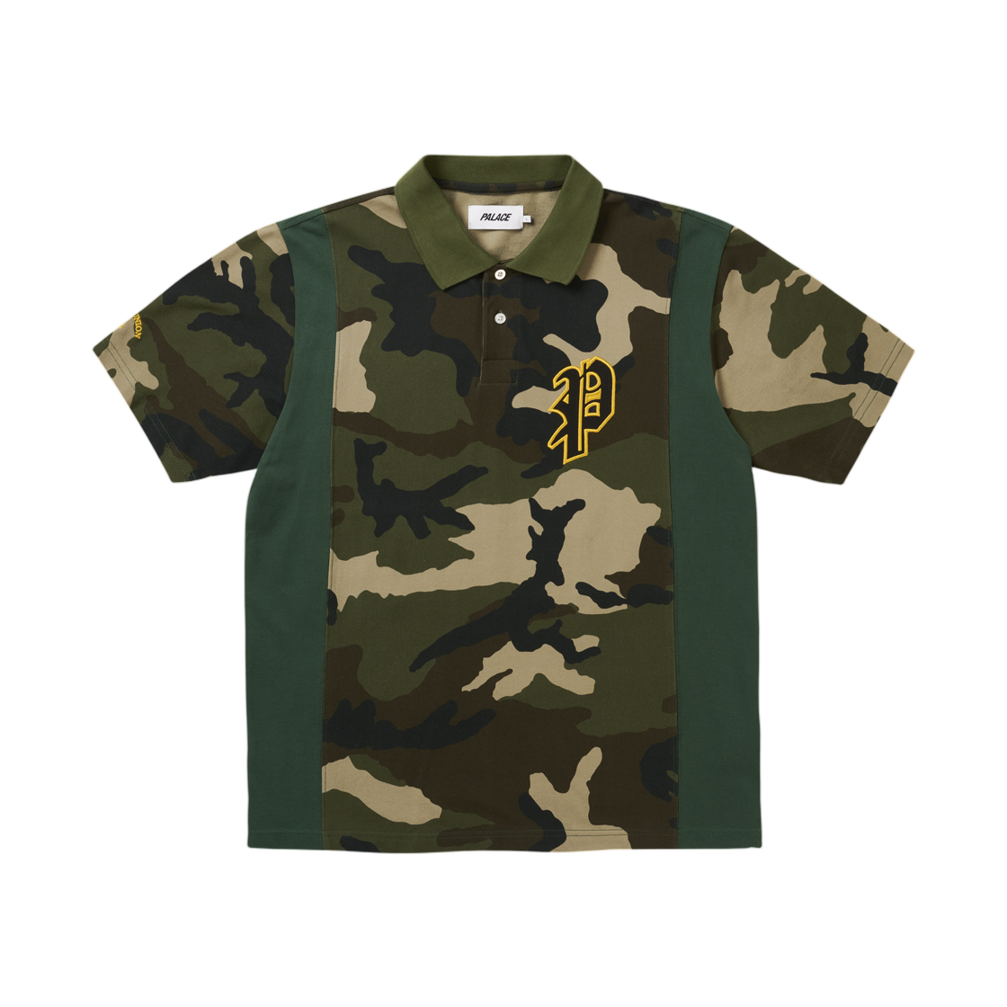 - Palace Legacy Polo Woodland Camo - 26FW