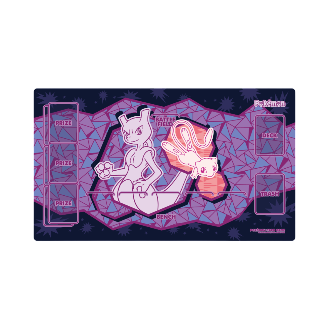 - Pokemon TCG Playmat Dimension Mew & Mewtwo