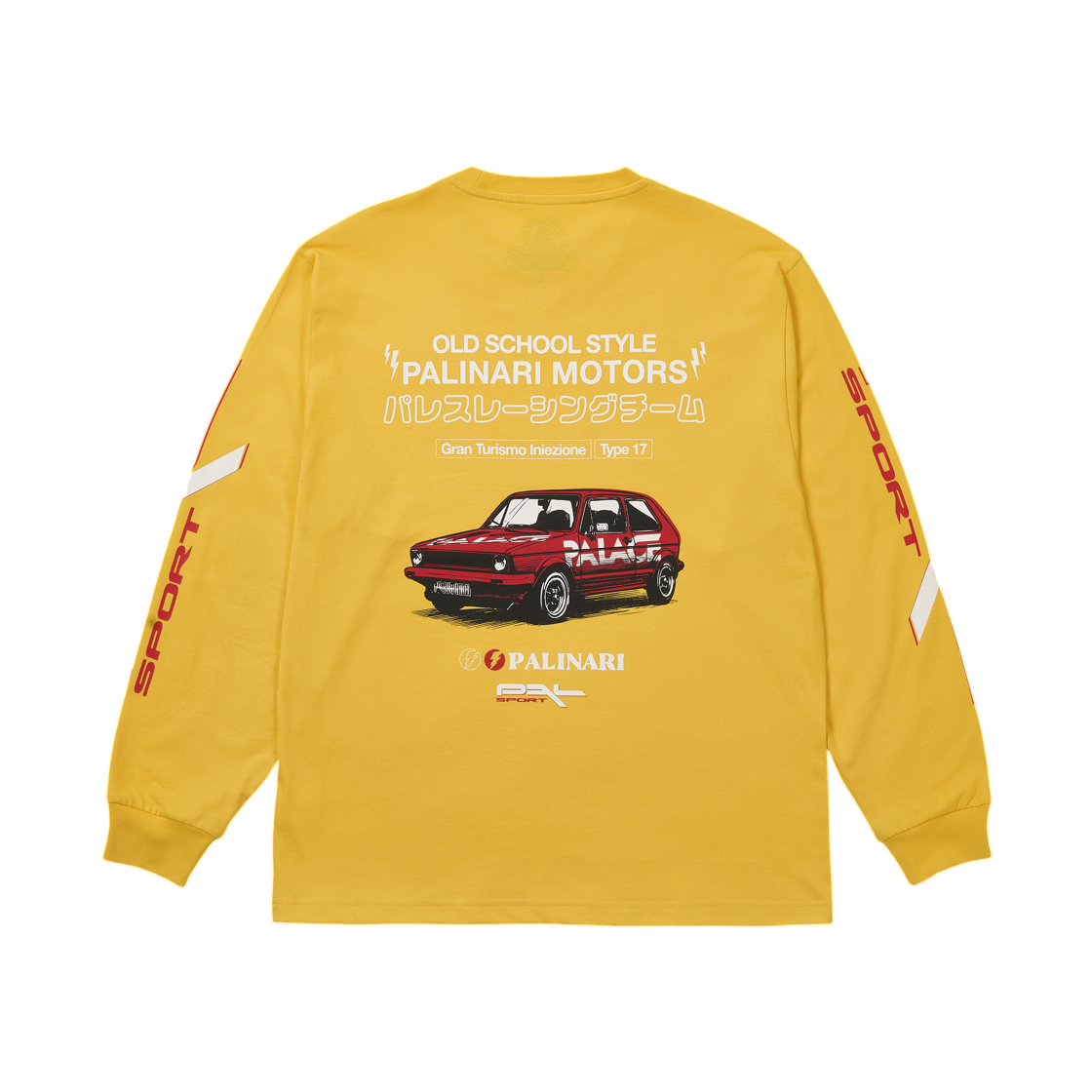 - Palace Palinari Longsleeve Bullion Yellow - 26FW