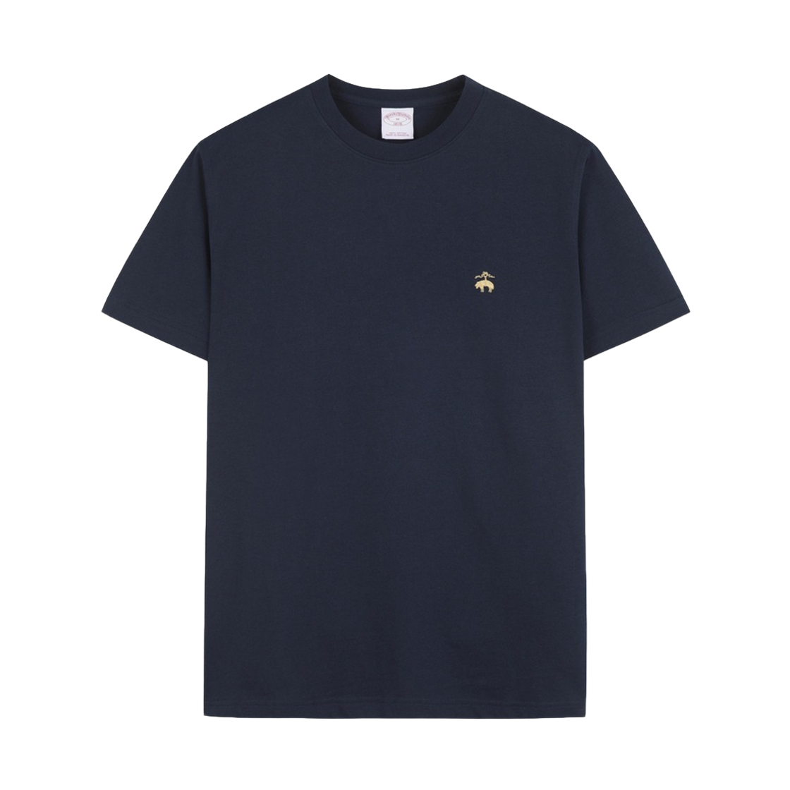 BBNPMN8035QGA BrooksBrothers Cotton Golden Fleece Logo Short Sleeve T-Shirt Navy