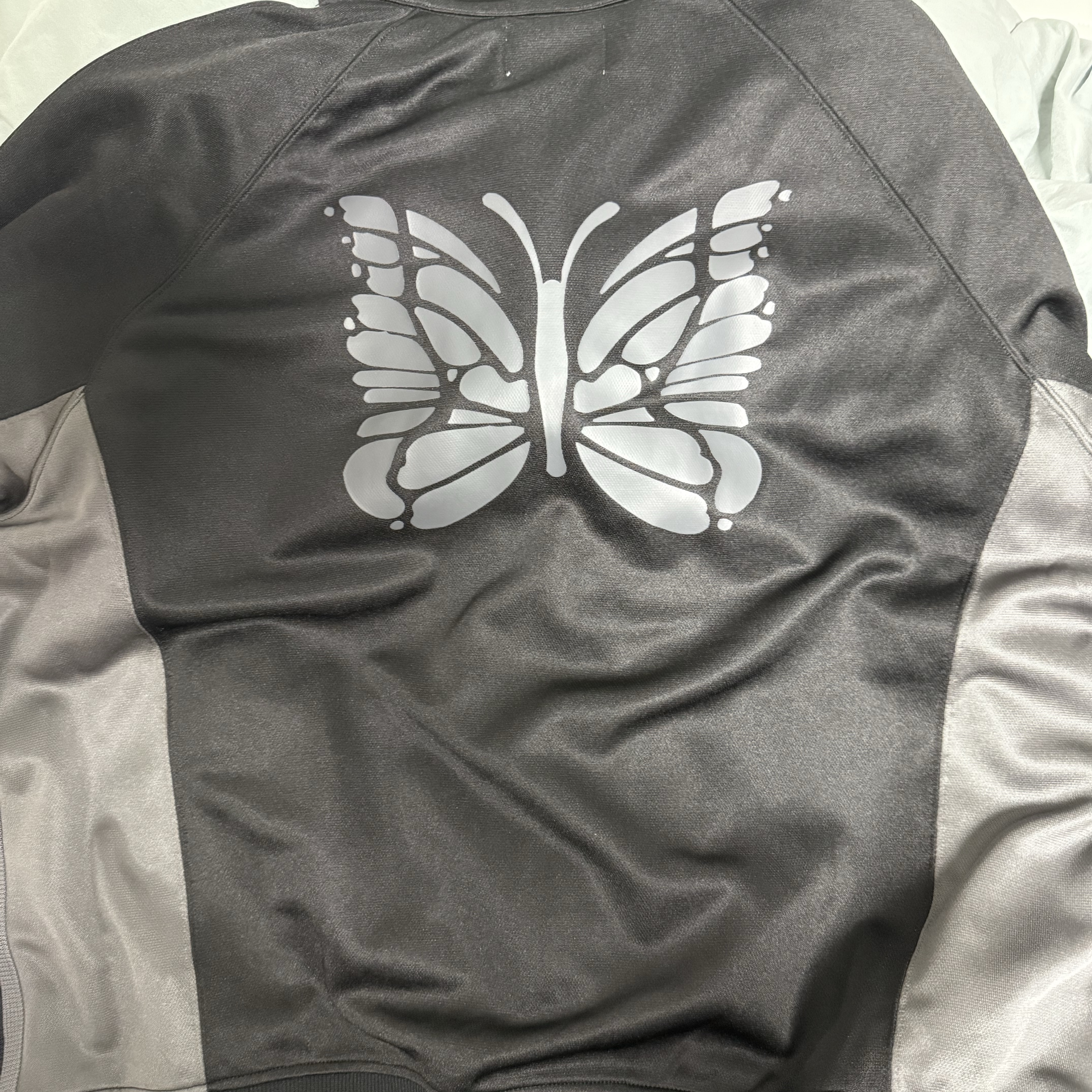 Needles x Fila Ventisei Track Jacket Black 착용 스타일 - 2