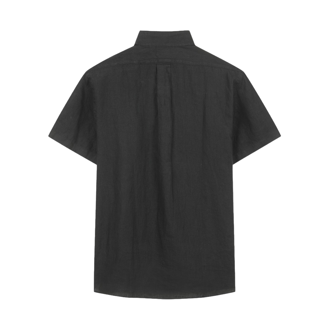 브룩스브라더스 린넨 솔리드 반팔 셔츠 블랙(BrooksBrothers Linen Solid Short Sleeve Shirt Black) - 2