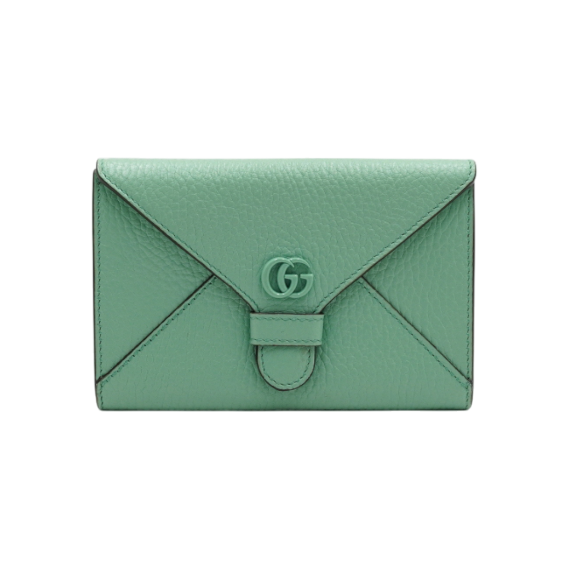 ITIIAUN5D6HU Gucci 701072 Green GG Marmont Textured Card Holder