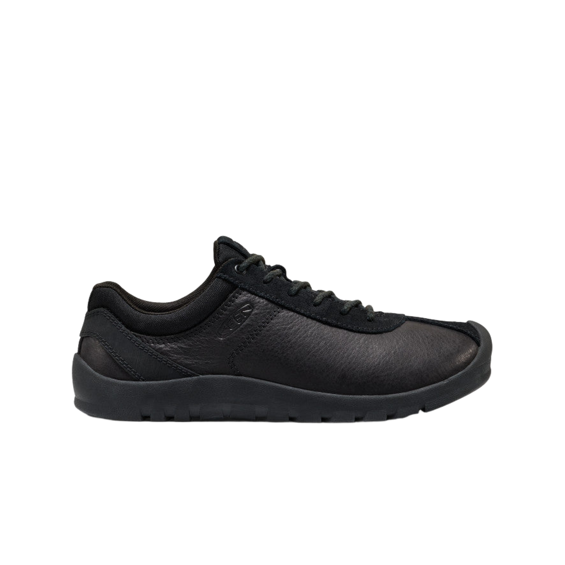 1032752 (W) Keen Jasper Decon Leather Sneakers Black