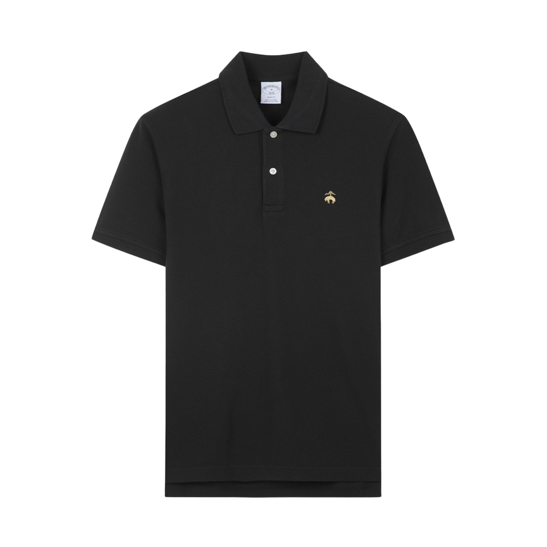 BBNTMN8028UGA BrooksBrothers Cotton Pique Polo Shirt Black