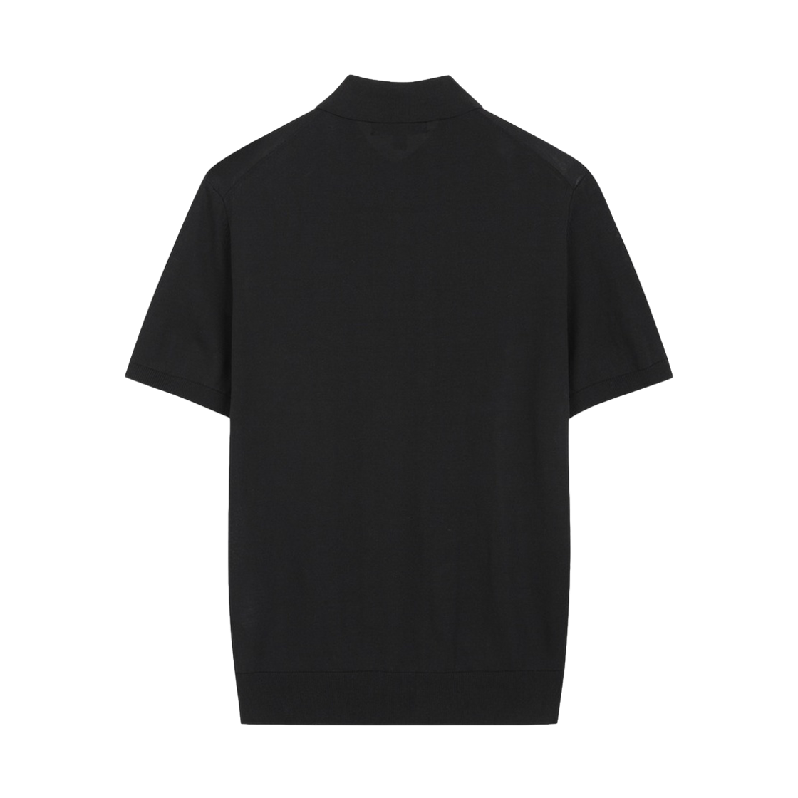브룩스브라더스 온라인단독 코튼 폴로 반팔 스웨터 블랙(BrooksBrothers Online Exclusive Cotton Polo Short Sleeve Sweater Black) - 2