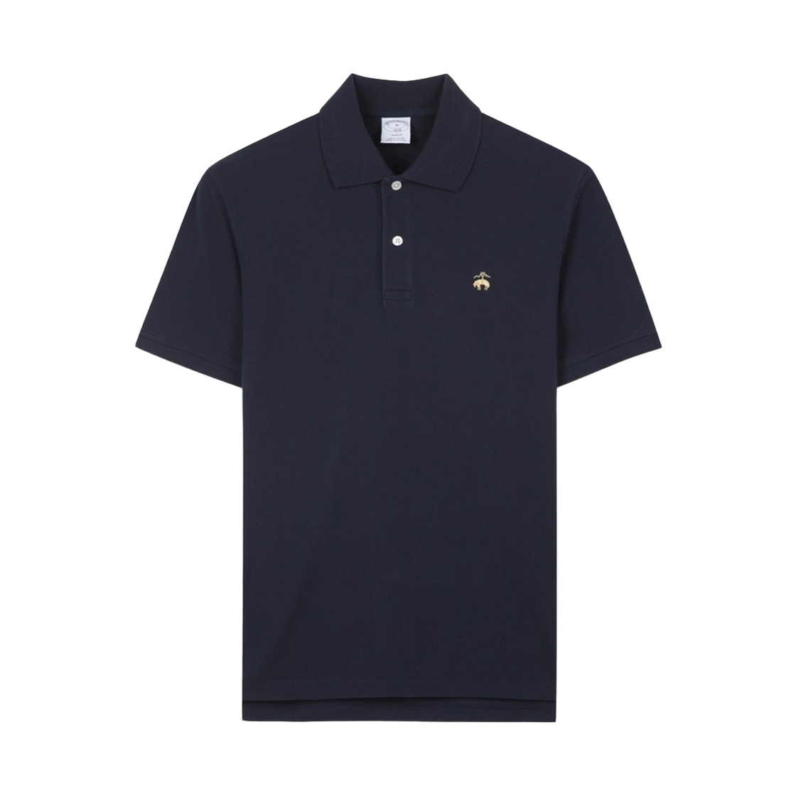 BBNTMN8027QGA BrooksBrothers Cotton Pique Polo Shirt Navy