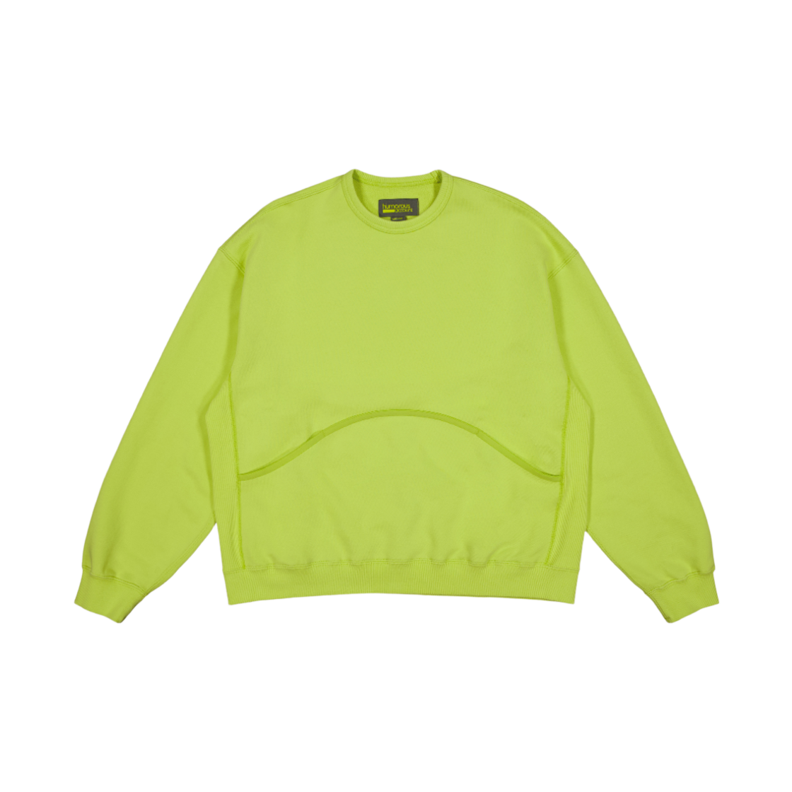 HM25SS-SW01 humorous account Wave Pk Sw Shirt Safety Yellow