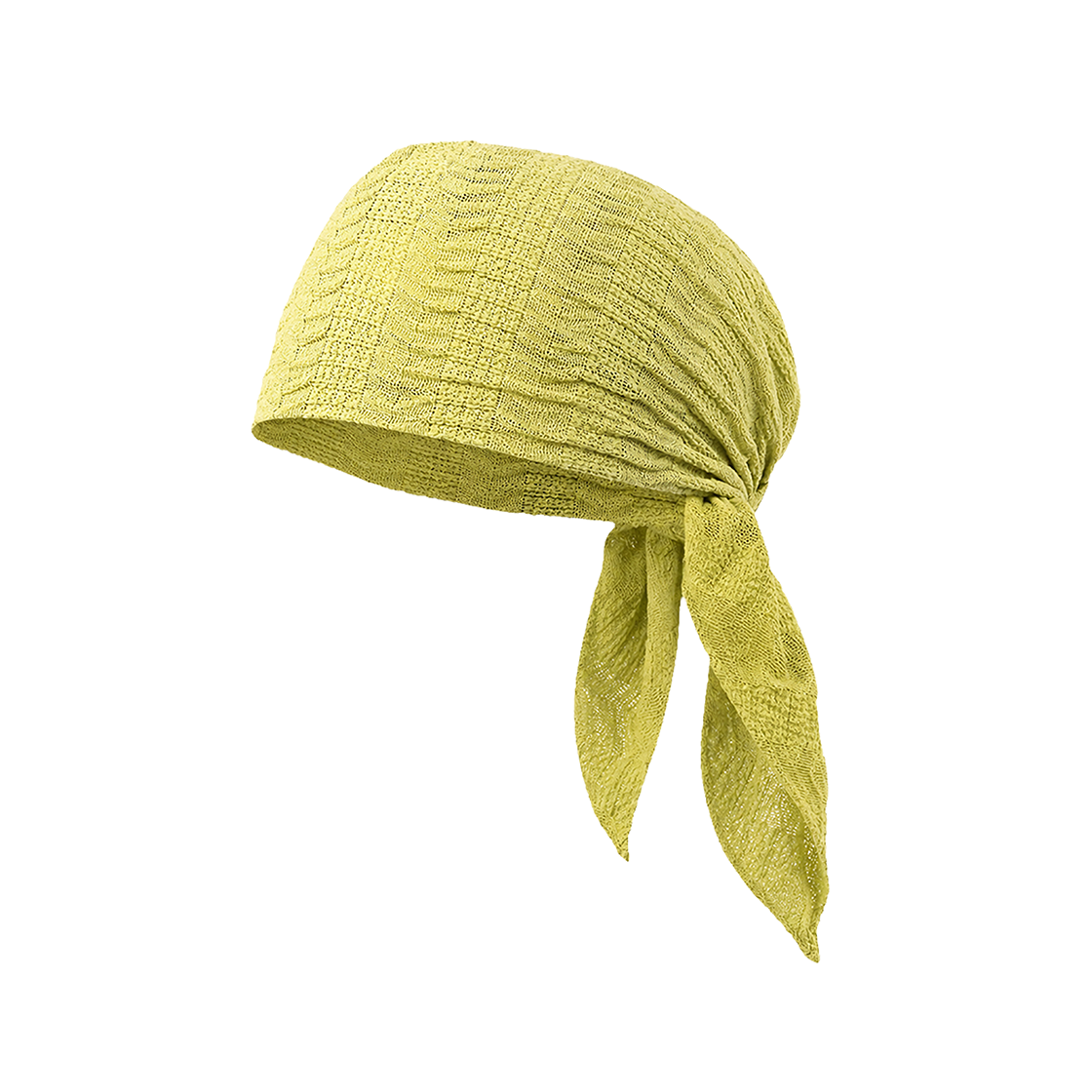 아오이로 리플 노마드 헤드랩 - 라임(Aoiro Ripple Nomad Headwrap - Lime) - 2