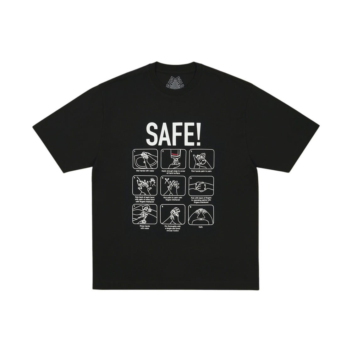 - Palace Safe T-Shirt Black - 26FW