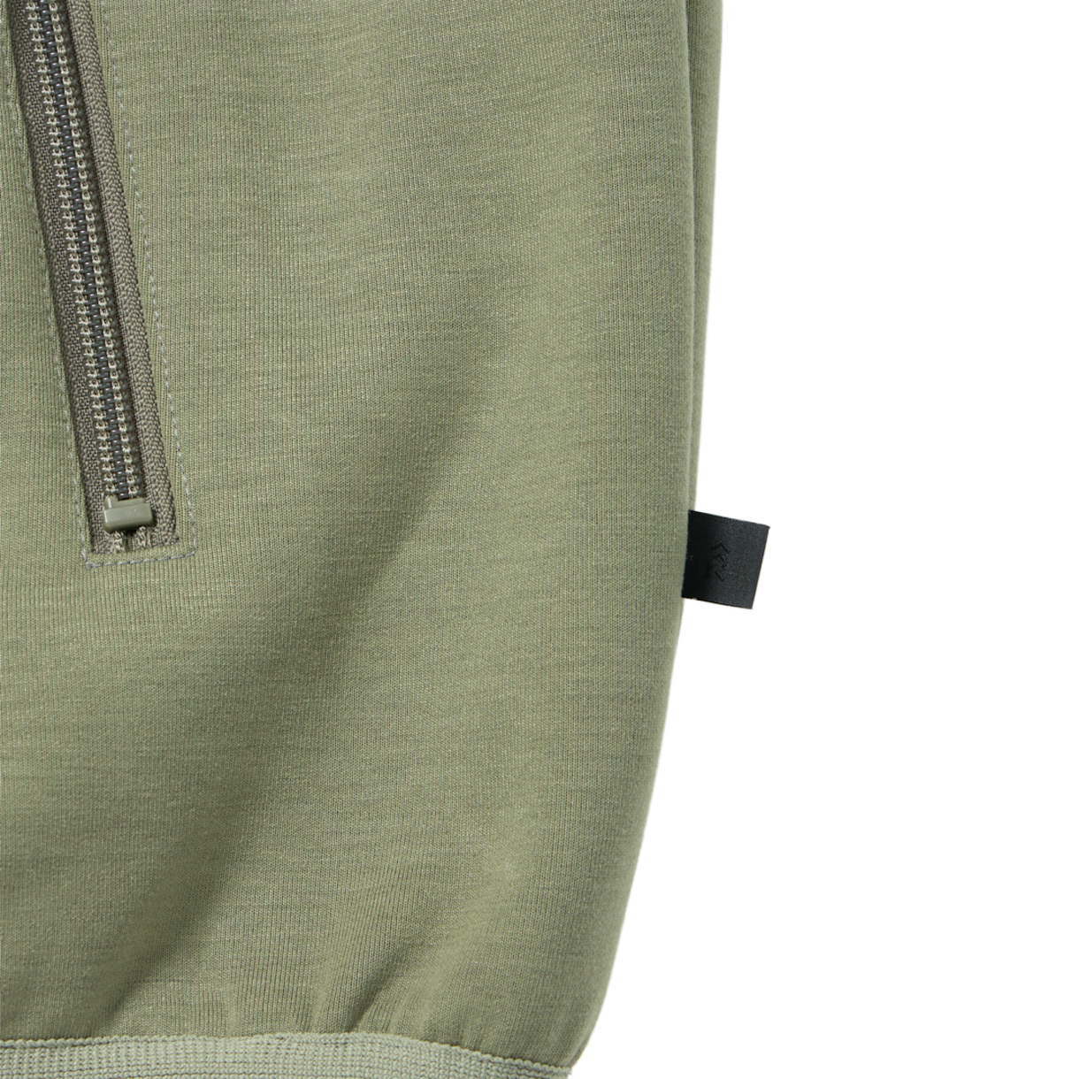 다이와 피어39 테크 스쿠버 니트 스탠드 칼라 베스트 라이트 올리브 - 26FW(DAIWA PIER39 Tech Scuba Knit Stand Collar Vest Light Olive - 26FW) - 4