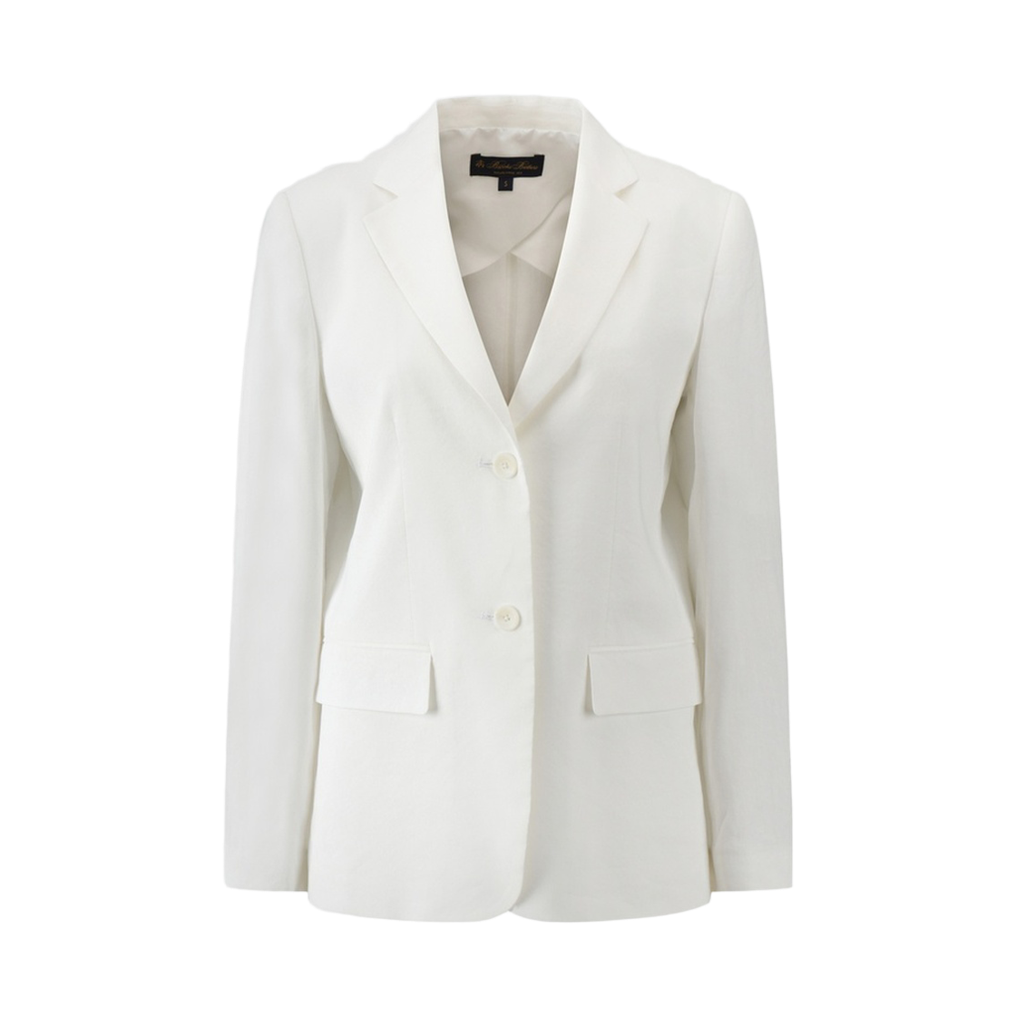 브룩스브라더스 여성 리넨 싱글재킷 화이트(BrooksBrothers Women's Linen Single Jacket White)