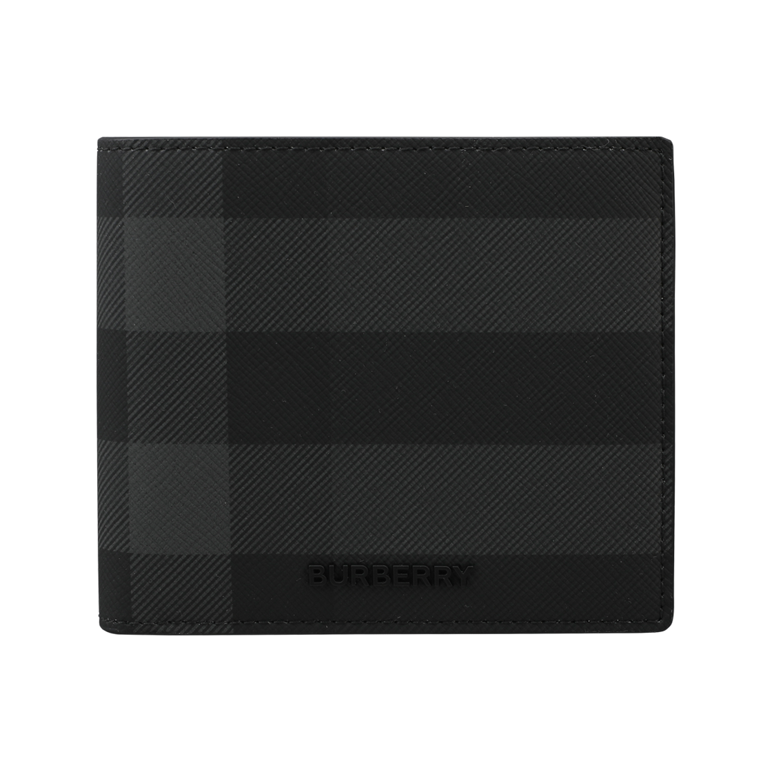 8070273 [20% 쿠폰] Burberry Check and Leather Bifold Wallet Charcoal