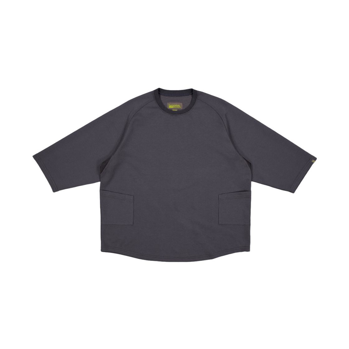 HM25SS-CS02 humorous account Athletic 3/4 T-Shirt Charcoal
