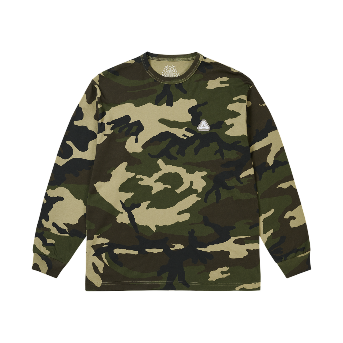 - Palace Sofar Longsleeve Woodland Camo - 26FW