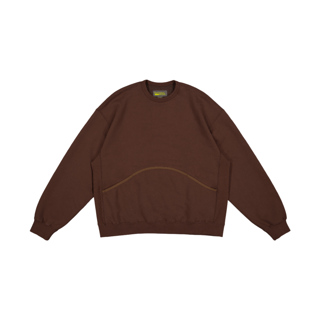 HM25SS-SW01 humorous account Wave Pk Sw Shirt Brick
