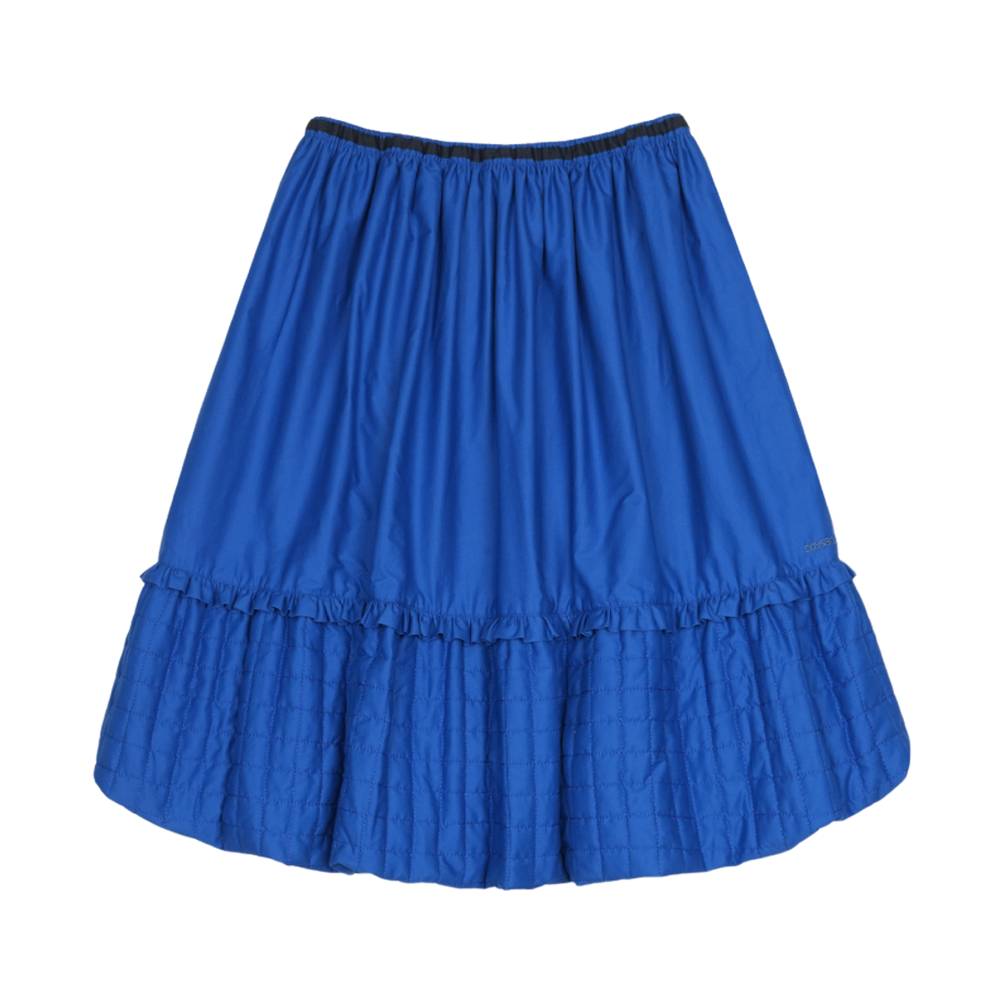 코이세이오 퀄티드 셔링 벌룬 스커트 블루(COYSEIO Quilted Shirring Balloon Skirt Blue)