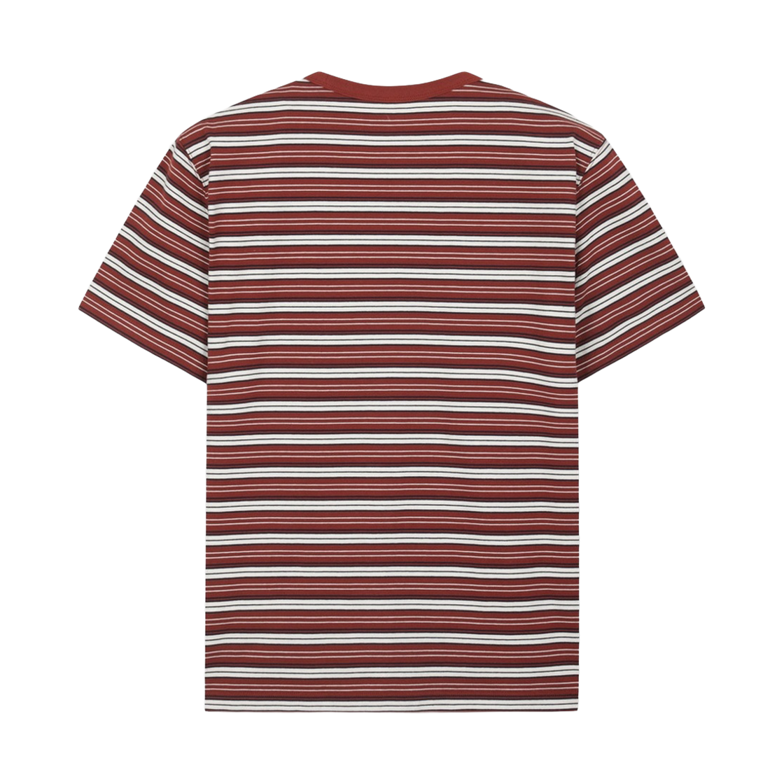 브룩스브라더스 멀티 스트라이프 반팔 티셔츠 오렌지(BrooksBrothers Multi Stripe Short Sleeve T-Shirt Orange) - 2