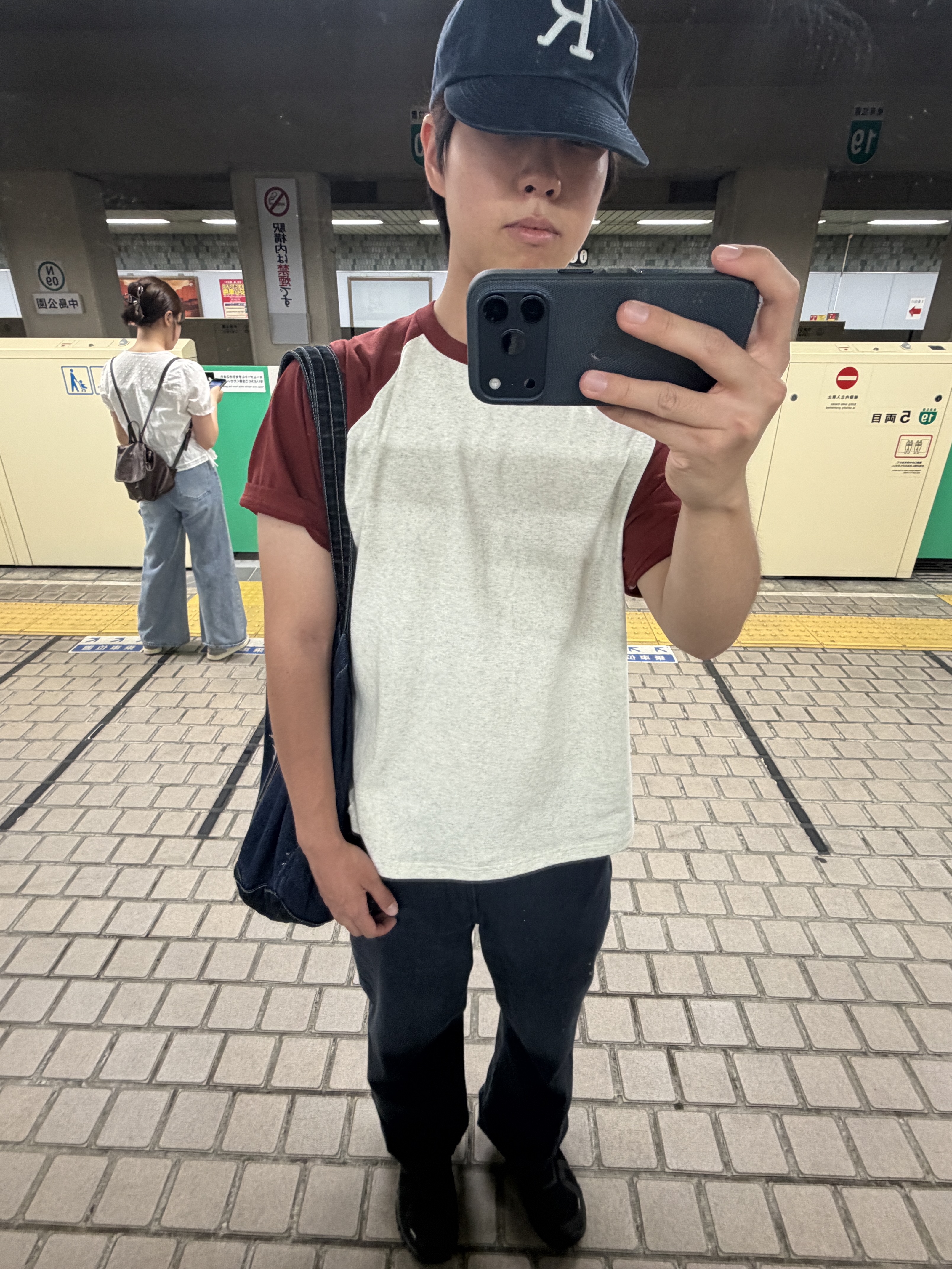 On Running Cloud 6 Black 착용 스타일 - 3