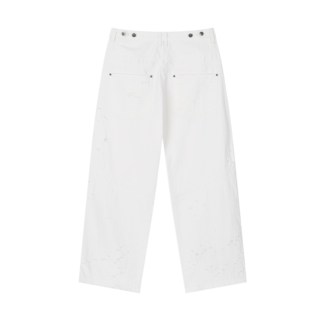 엔드릭스 피어스 스트라이프 데님 팬츠 화이트(EDLIX Pierce Stripe Denim Pants White) - 2