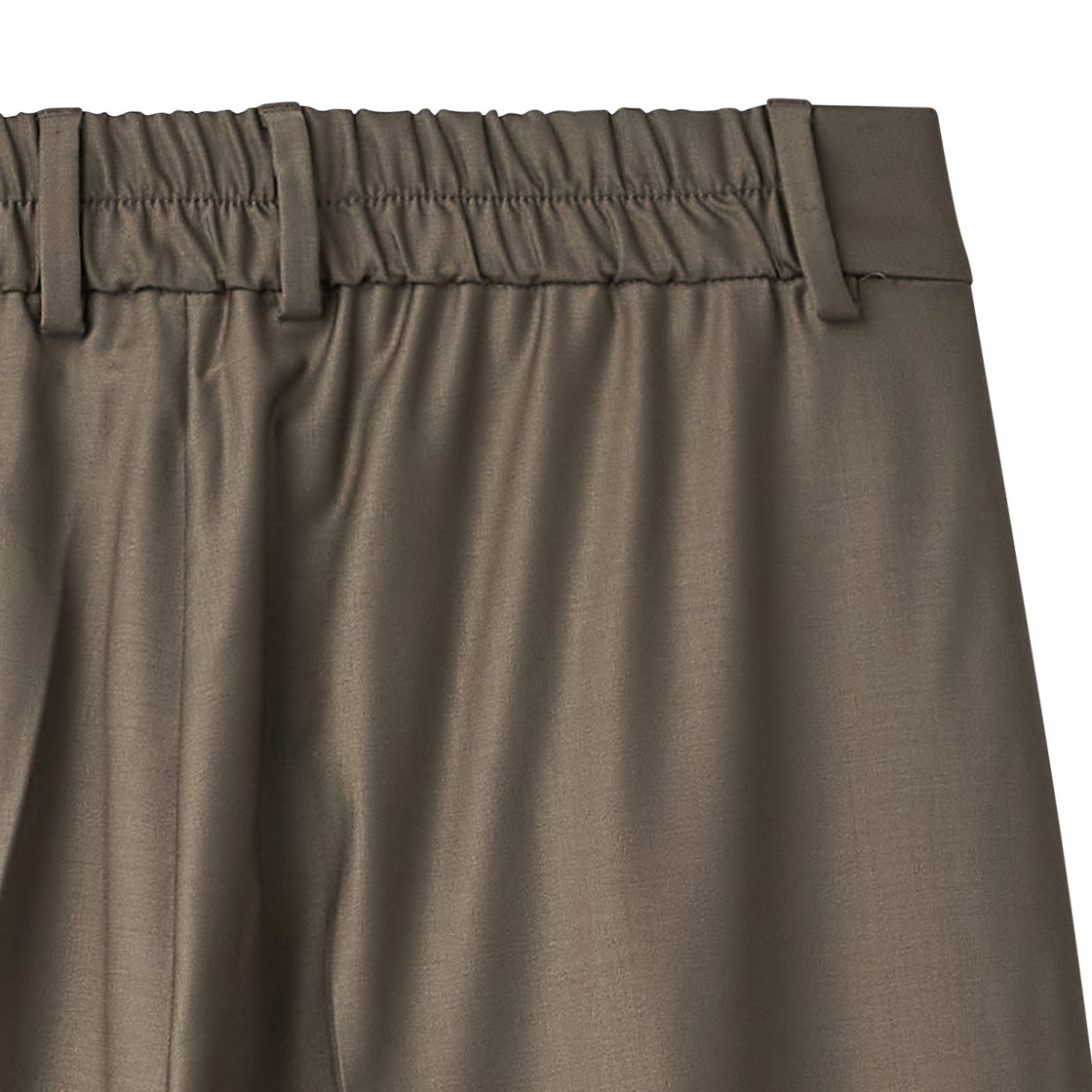 코데라 우먼 버진 울 매스큘린 배럴 팬츠 토프 - 26FW(Cordera Women Virgin Wool Masculine Barrel Pants Taupe - 26FW) - 6