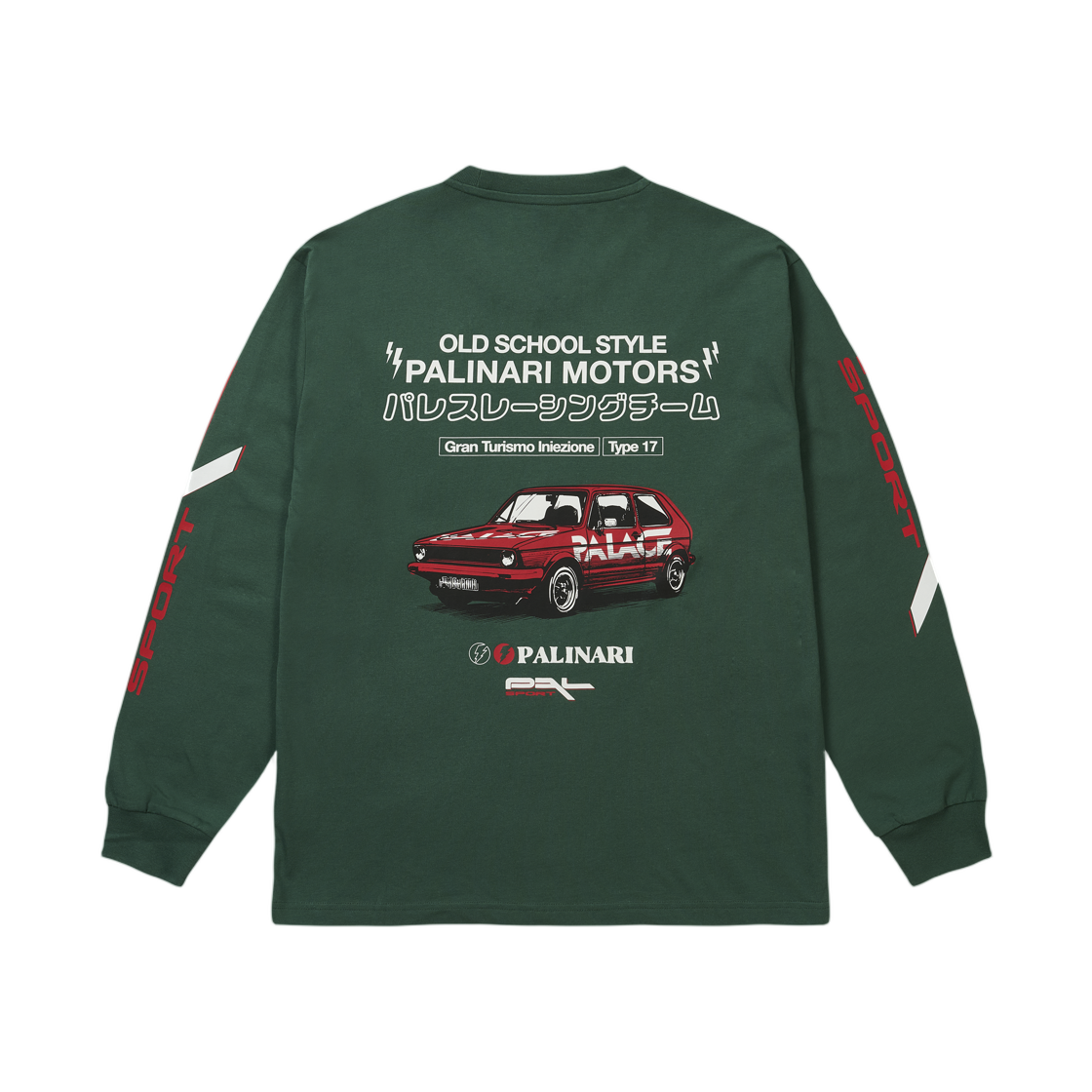 - Palace Palinari Longsleeve Racey Green - 26FW