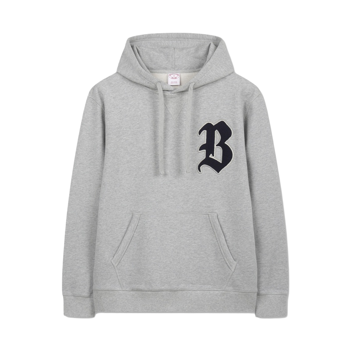 BBNHMBG101WGS BrooksBrothers B Symbol Hoodie Grey
