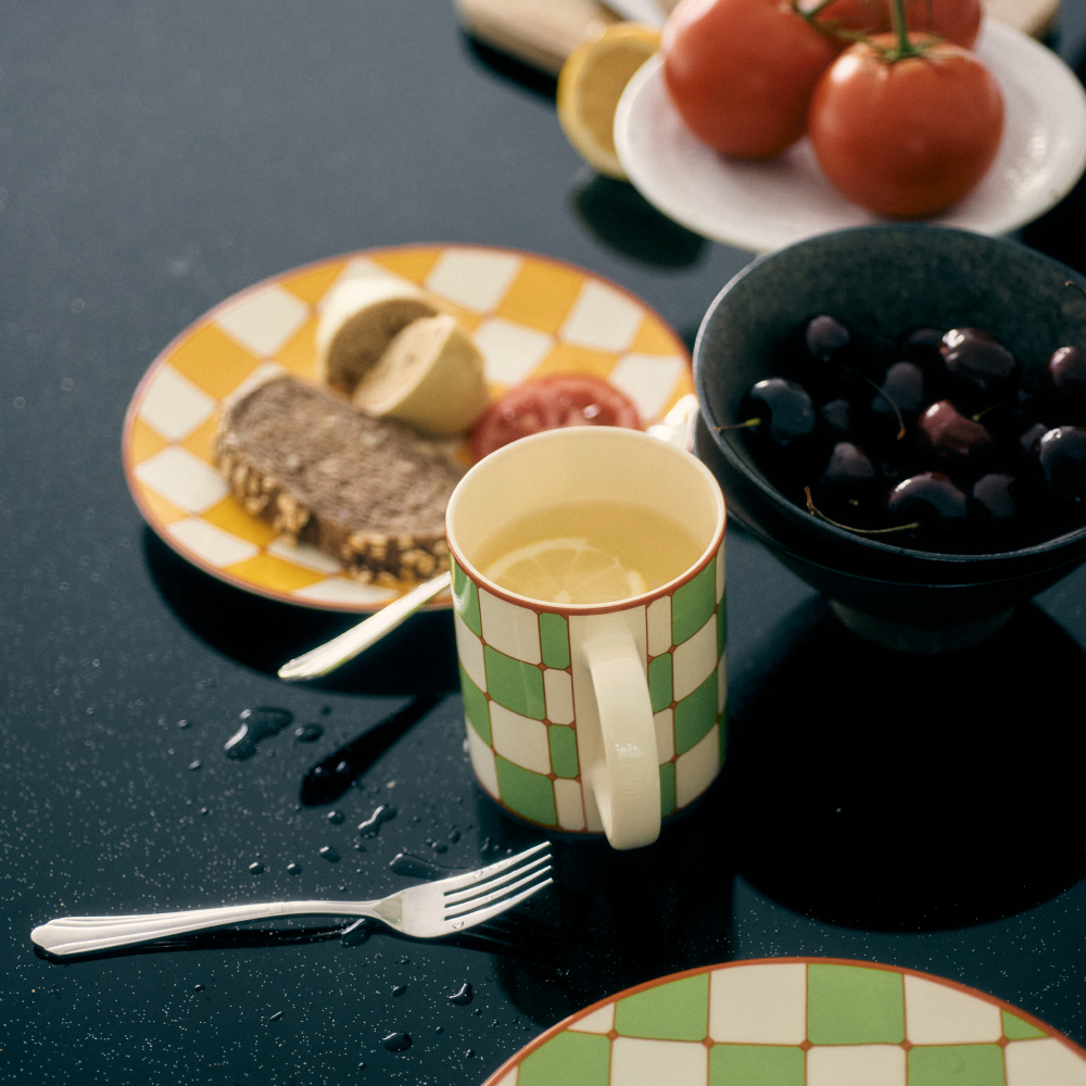 세이투셰 체커보드 머그 2종(Say Touche Checkerboard Mug 2colors) - 4