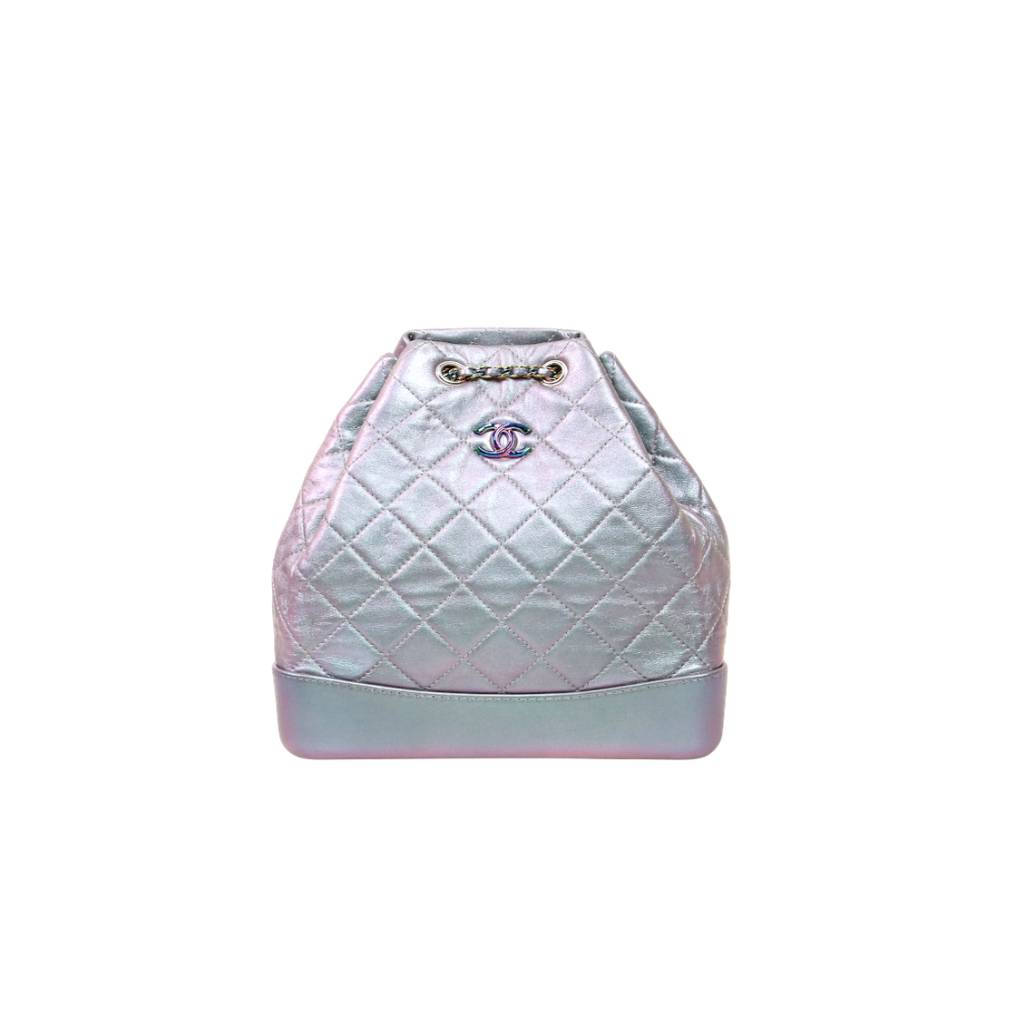 ITJF5EABDC9Q Chanel Iridescent Gabrielle Backpack A-A62645