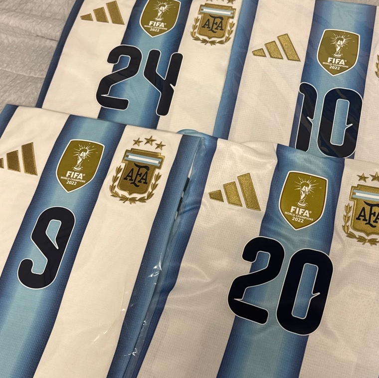 Adidas Argentina 2026 Home Jersey White Icey Blue - KR Sizing (Non Marking Ver.) 착용 스타일 - 4