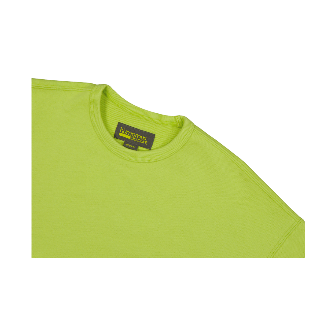 휴머러스 어카운트 웨이브 포켓 스웻 셔츠 세이프티 옐로우(humorous account Wave Pk Sw Shirt Safety Yellow) - 3