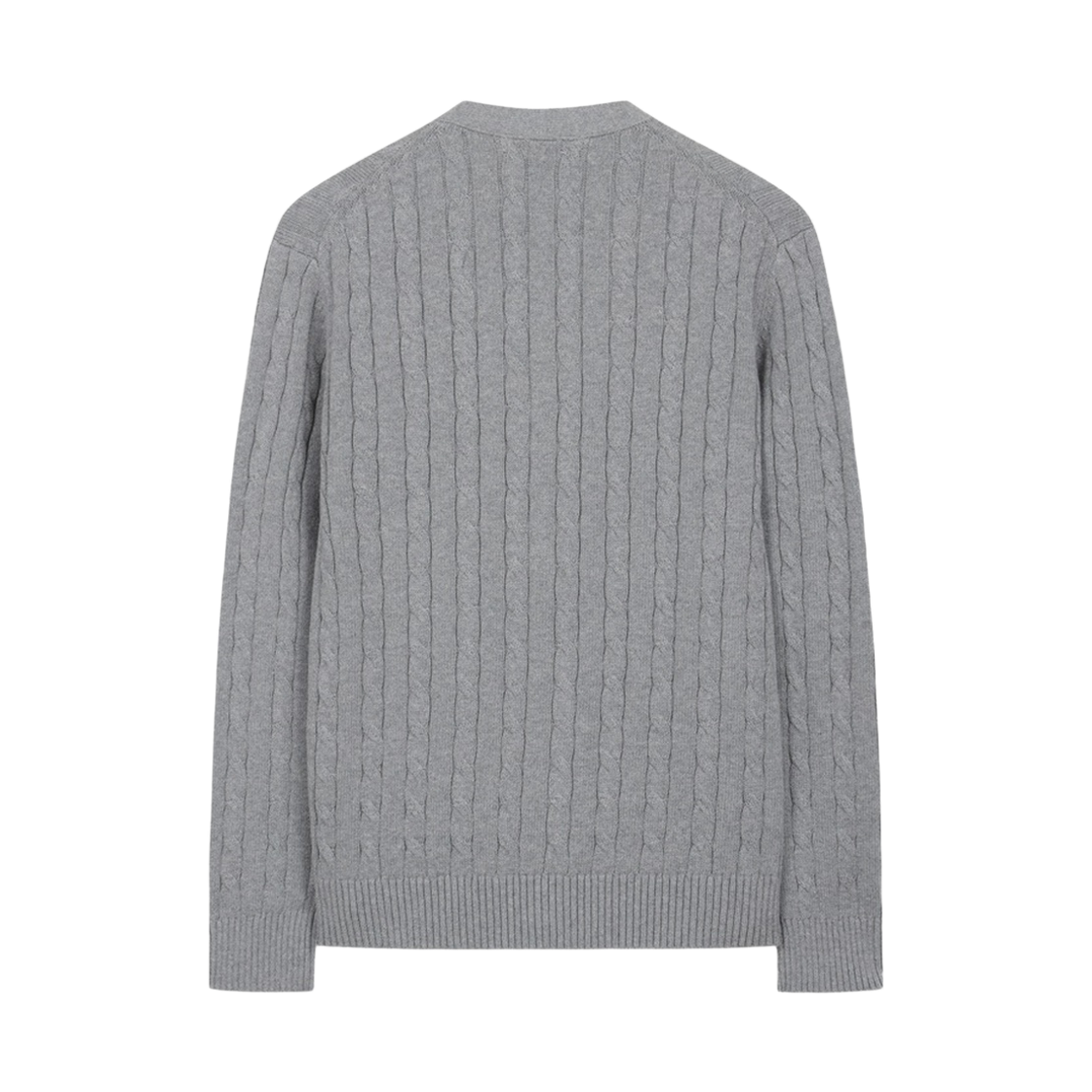 브룩스브라더스 코튼 케이블 가디건 그레이(BrooksBrothers Cotton Cable Cardigan Grey) - 2
