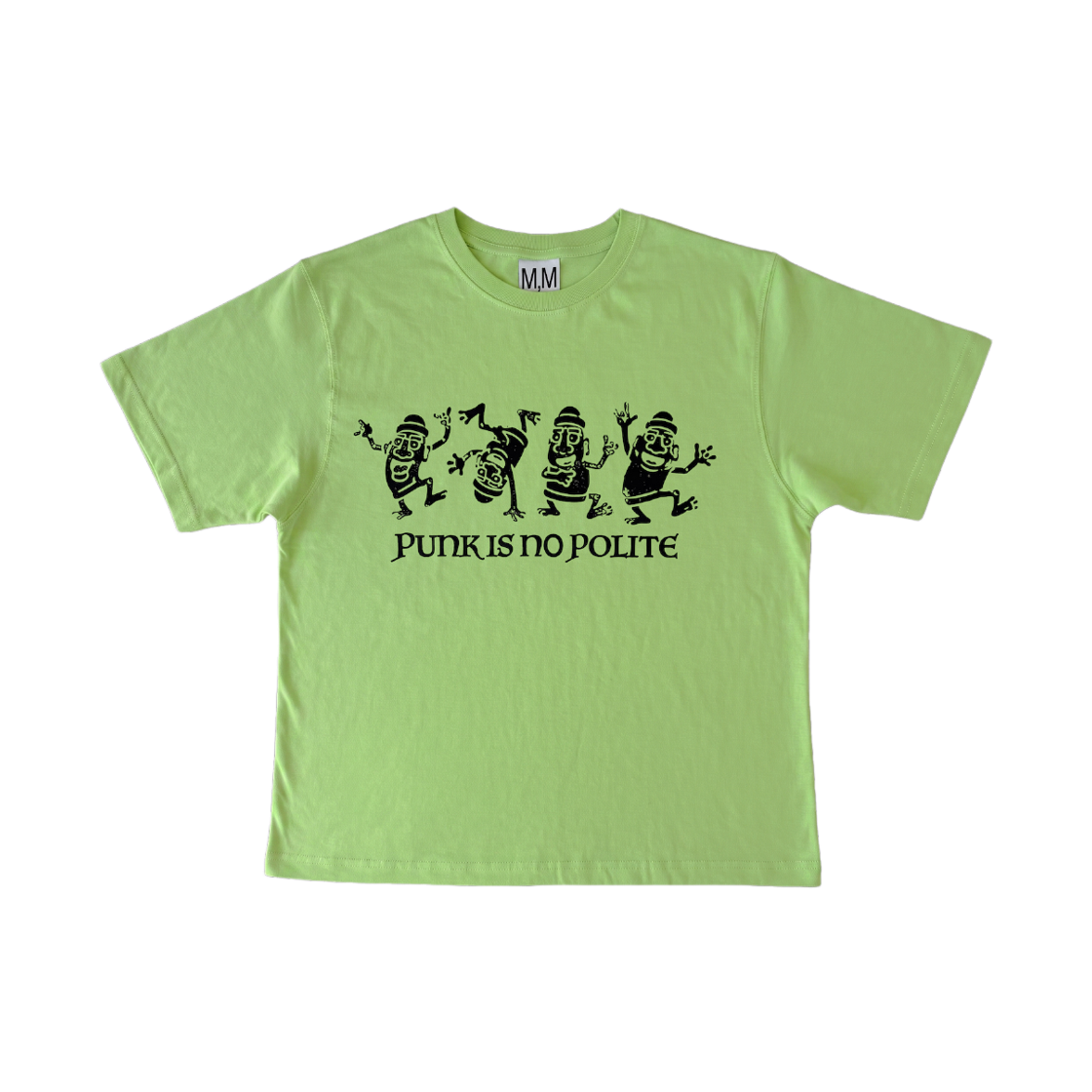 9634438 Mosquito Murderers Punk Is No Polite T-Shirt Green